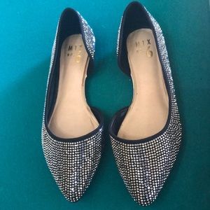 Mix no. 6 full rhinestone flats